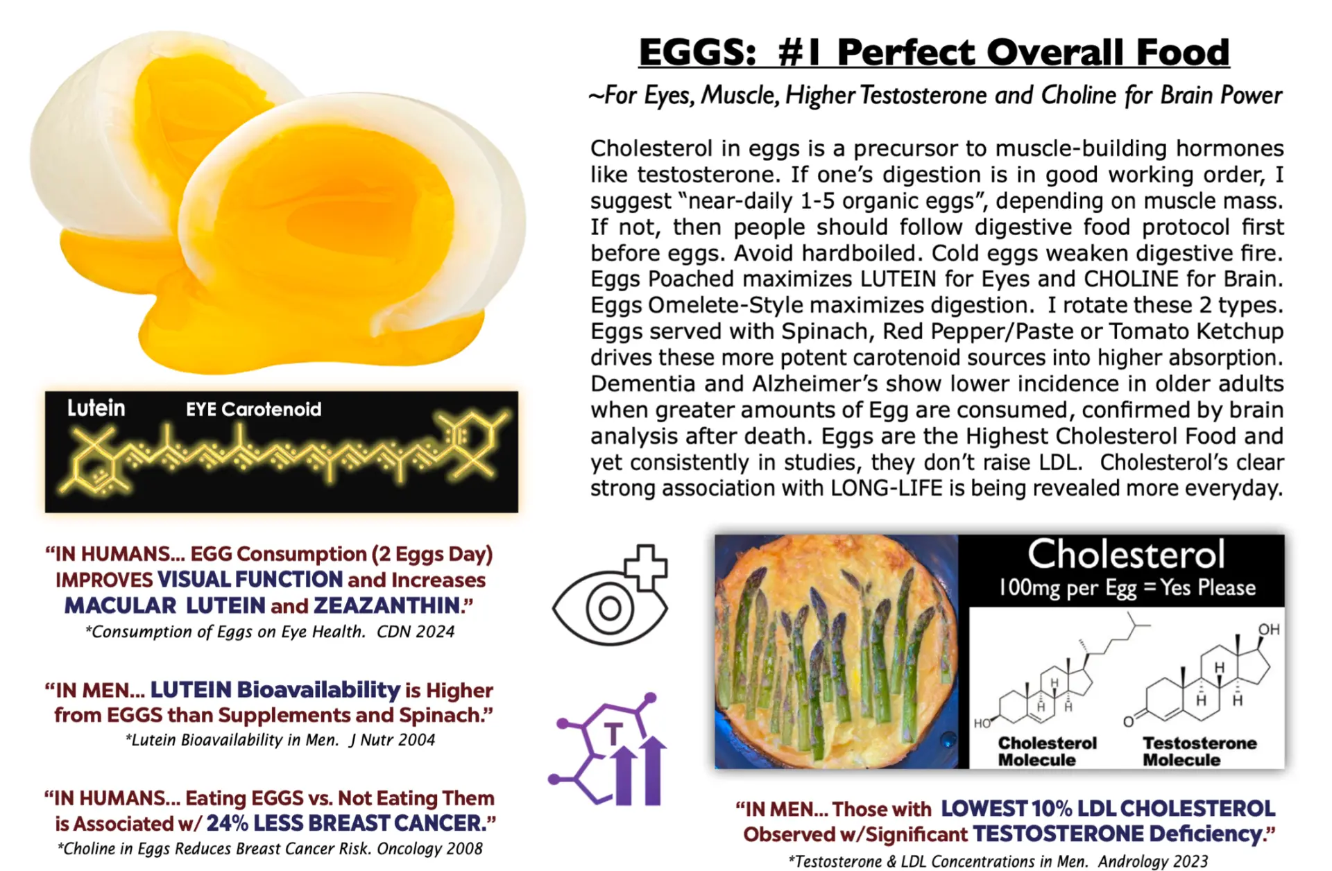 Eggs — sample page from Conquering ANY Disease